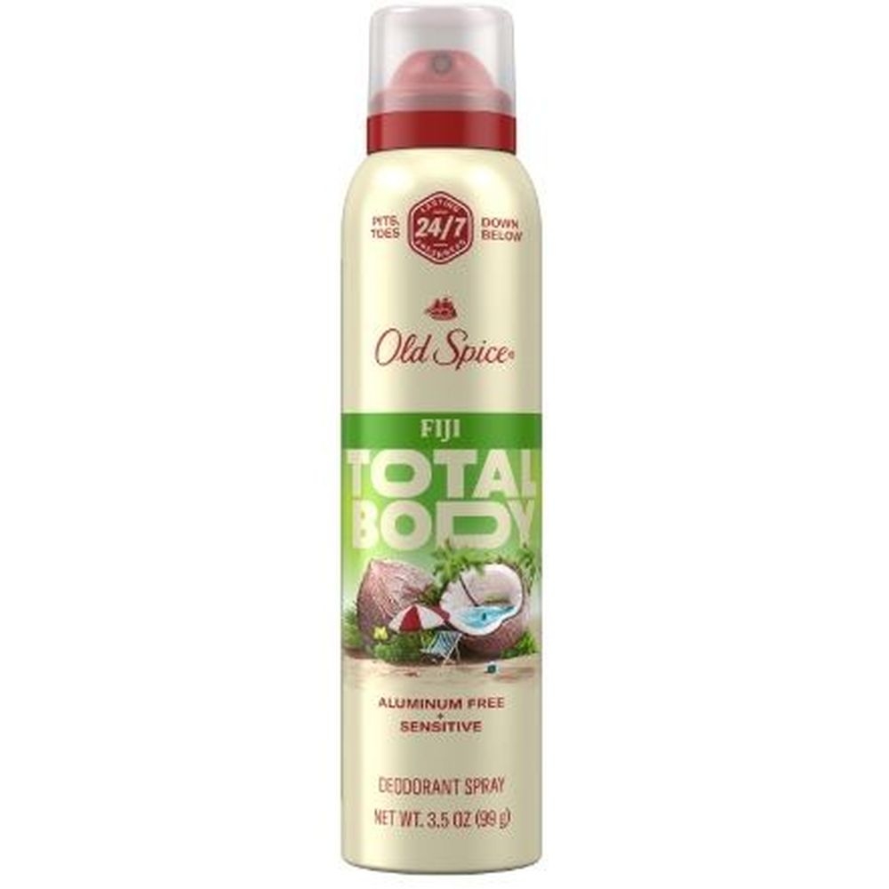 Old Spice Fiji Whole Body Deodorant Spray, 3.5 Ounce -- 12 per case