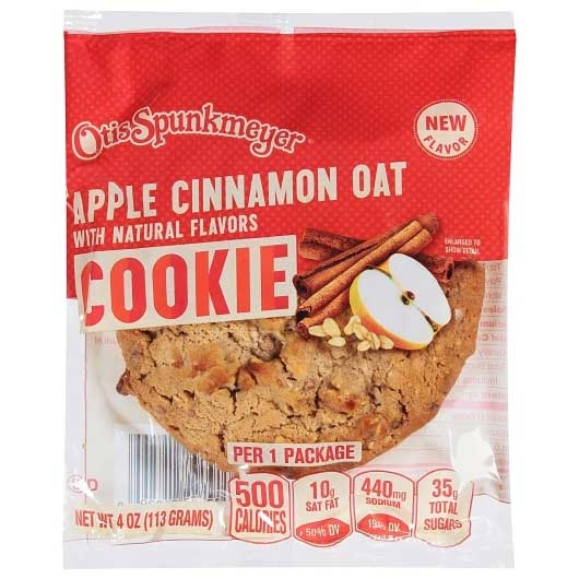 Otis Spunkmeyer Apple Flavored Cinnamon Oat Cookie, 4 Ounce -- 24 per case