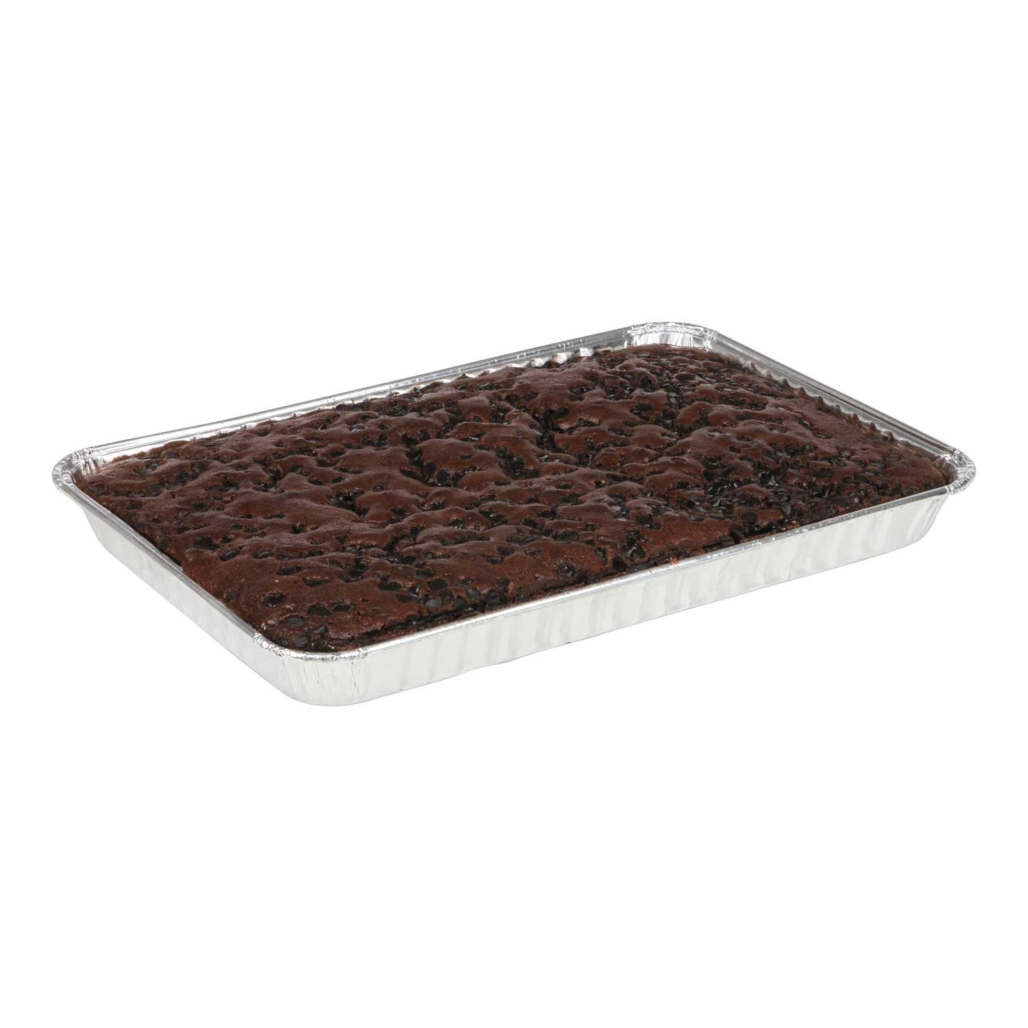 Otis Spunkmeyer Uniced Chocolate and Semi-Sweet Chocolate Chip Brownie, 40 Ounce -- 8 per case