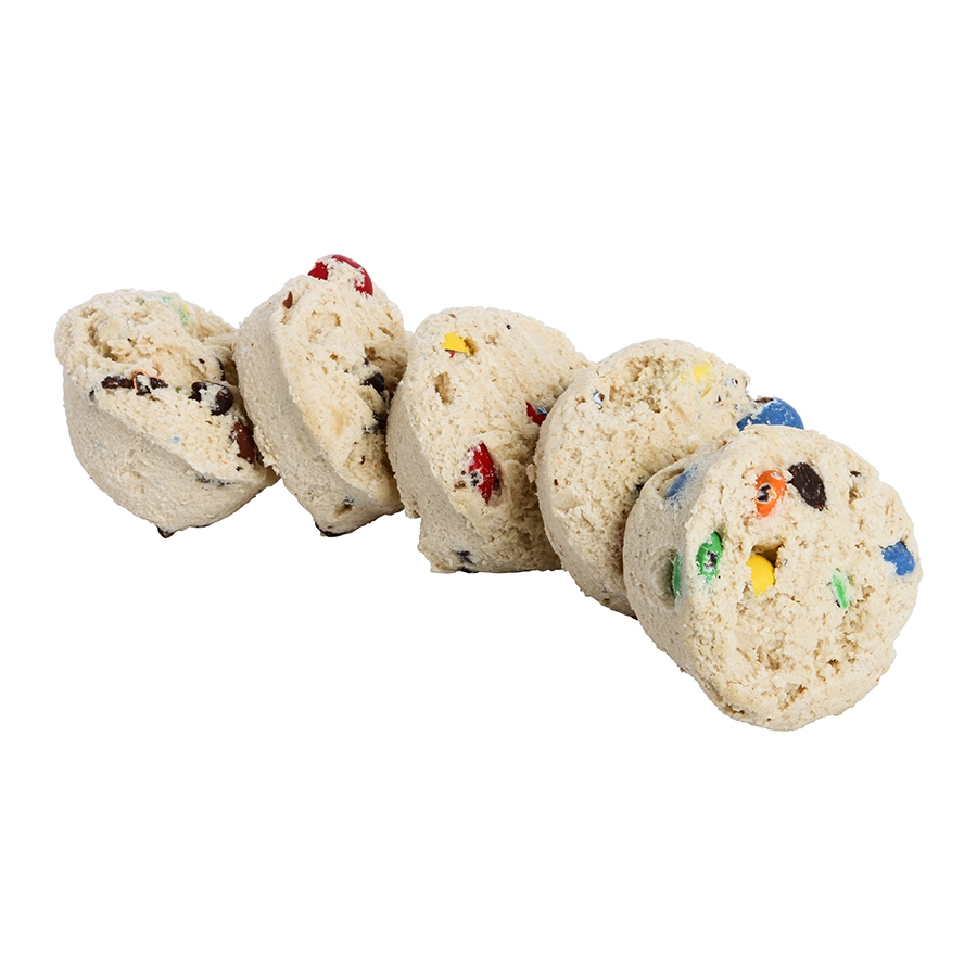 Otis Spunkmeyer Sweet Discovery Carnival Cookies Dough, 1.33 Ounce -- 240 per case.