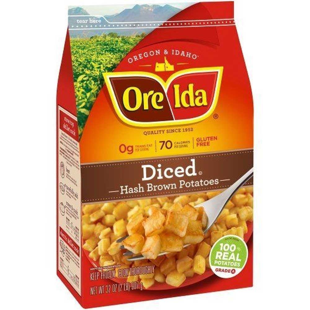 Ore-Ida Diced Hash Brown Potatoes, 2 Pound -- 12 per case