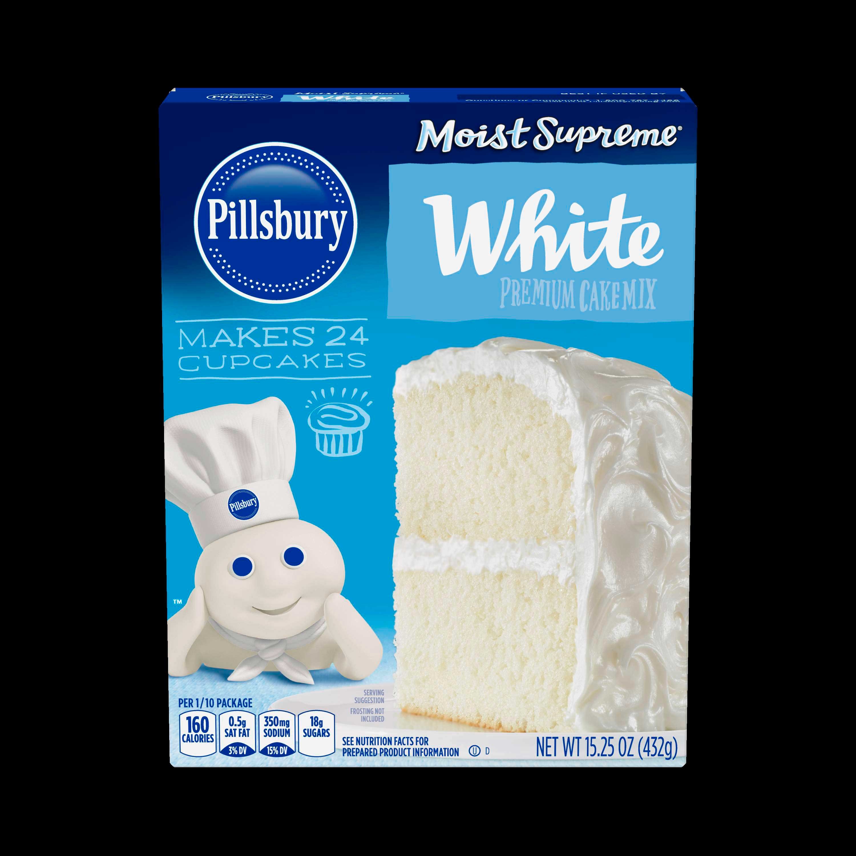 Pillsbury White Cake Mix, 15.25 Ounce -- 12 per case
