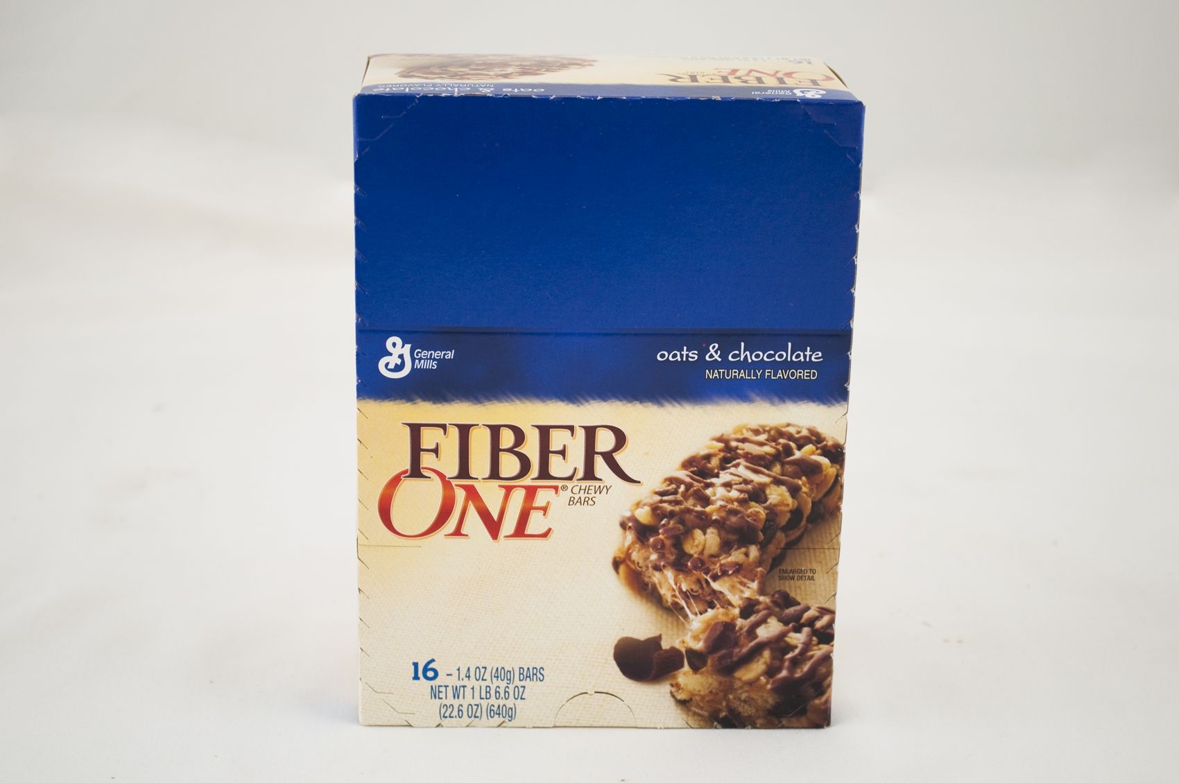 General Mills Original Oat and Chocolate Fiber One Cereal Bar, 22.6 Ounce -- 8 per case.