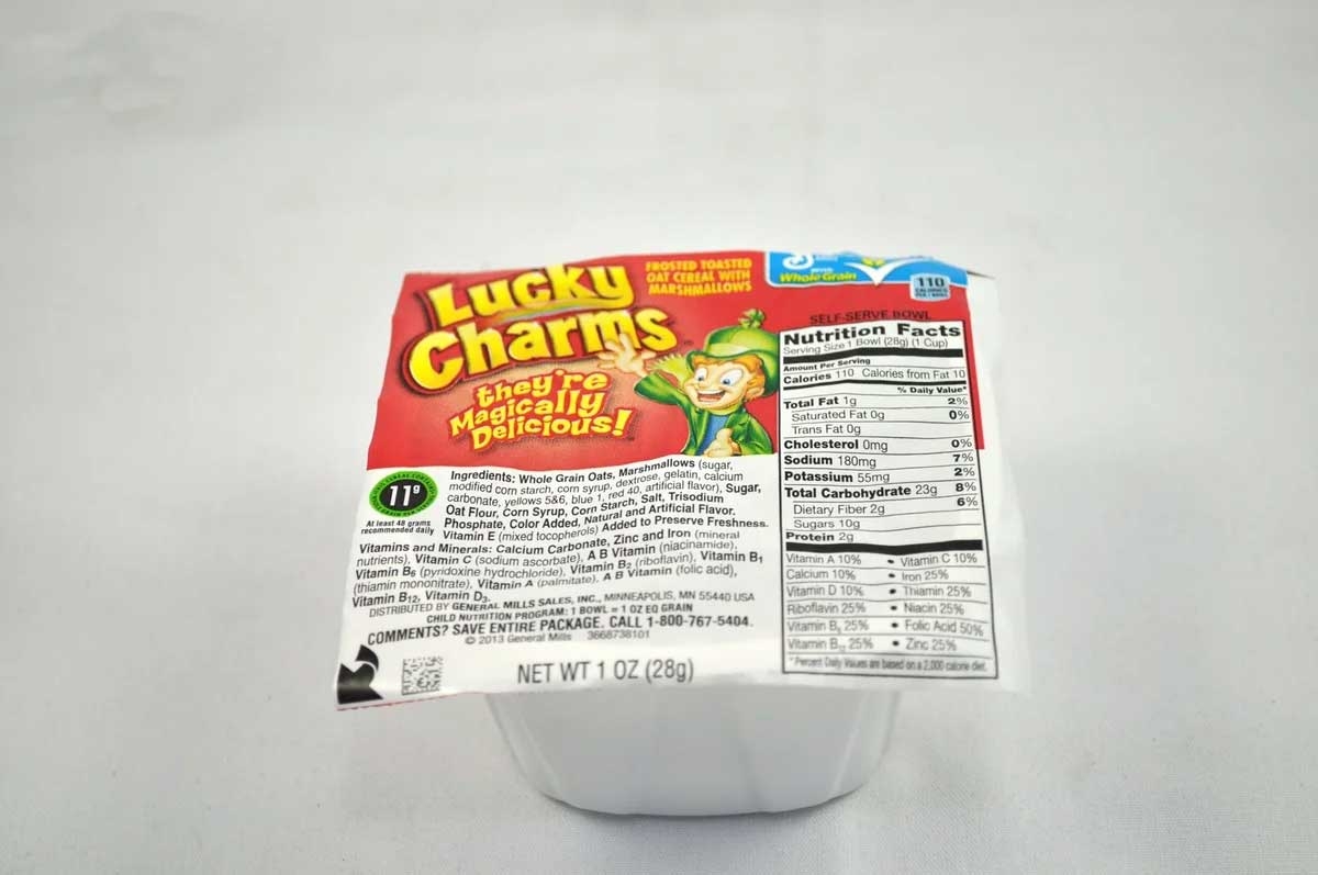 Lucky Charms Cereal, 1 Ounce -- 96 per case.