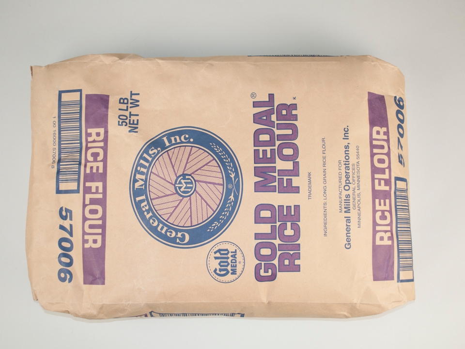 Gold Medal Untreated Rice Flour, 50 Pound.