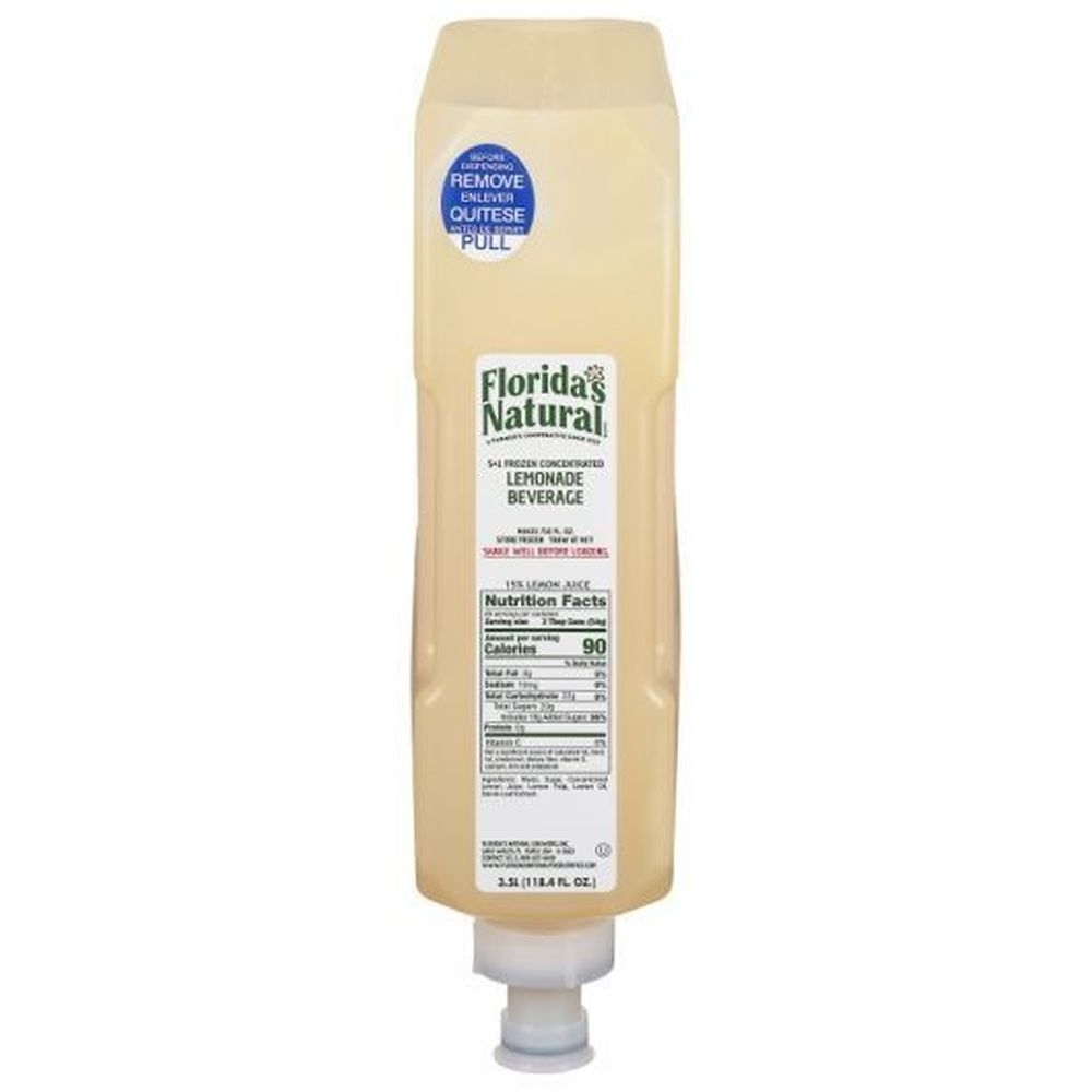 Floridas Natural 5 Plus 1 Lemonade, 3.5 Liter -- 3 per case