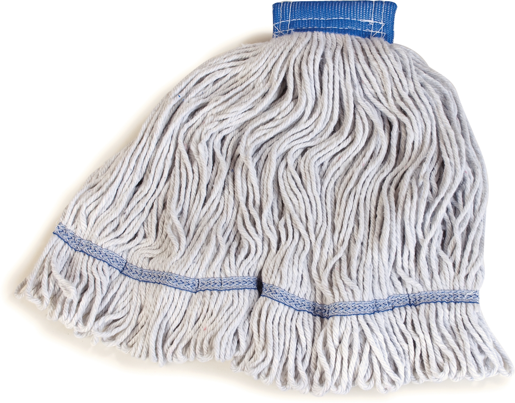 Carlisle Flo-Pac Extra Large Blue Band Mop Head with Wet Looped End -- 12 per case