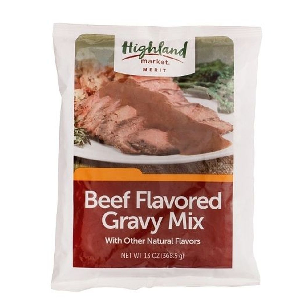 Highland Market Beef Flavored Gravy Mix, 13 Ounce - 6 per case