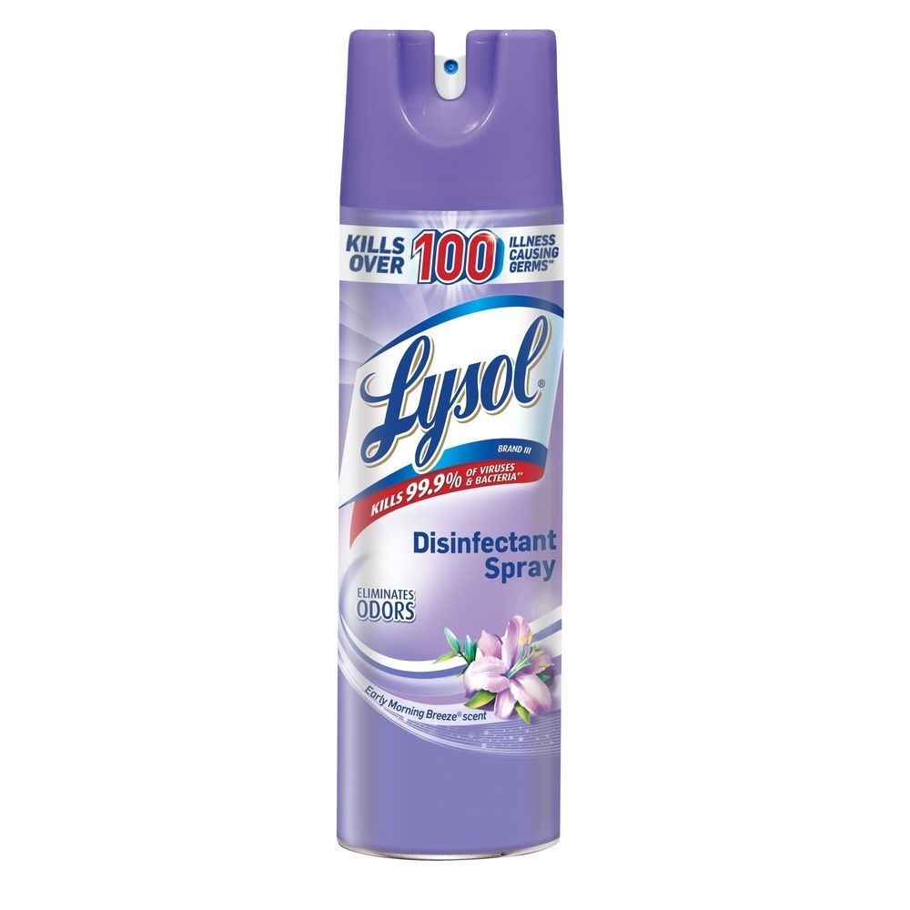 Lysol Early Morning Breeze Disinfectant Spray, 19 Ounce -- 12 per case.