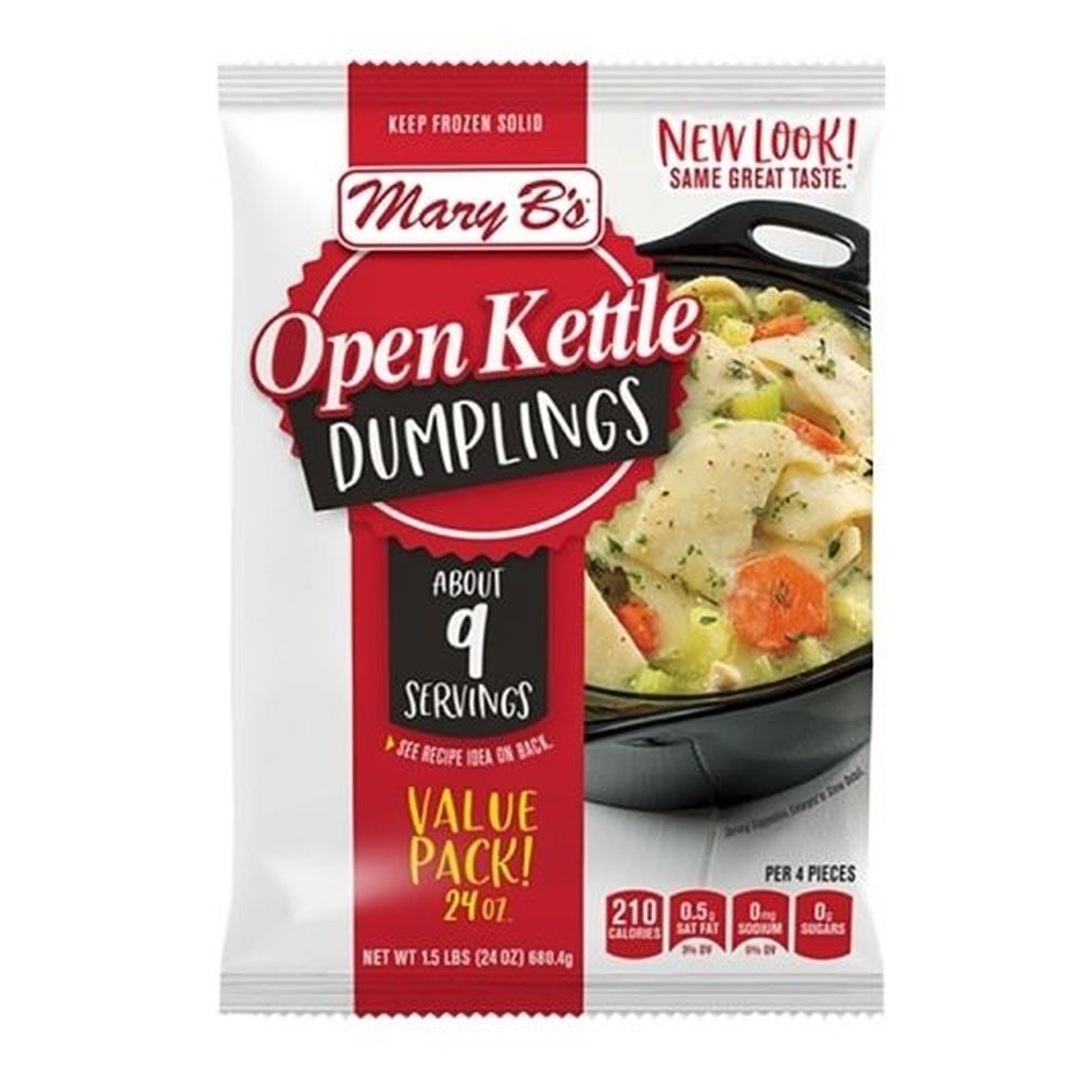 Mary Bs Dumpling Dough Strips, 24 Ounce -- 12 per case