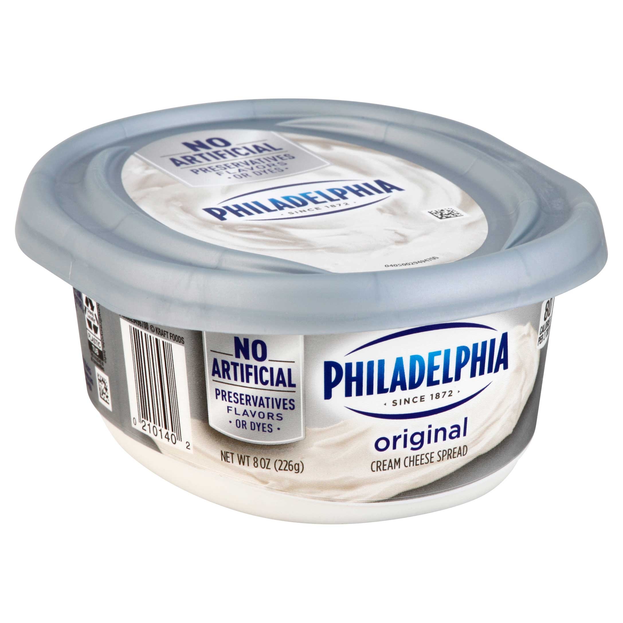 Philadelphia 8 ounce Original Cream Cheese,  8 ounce  -- 12 per case.