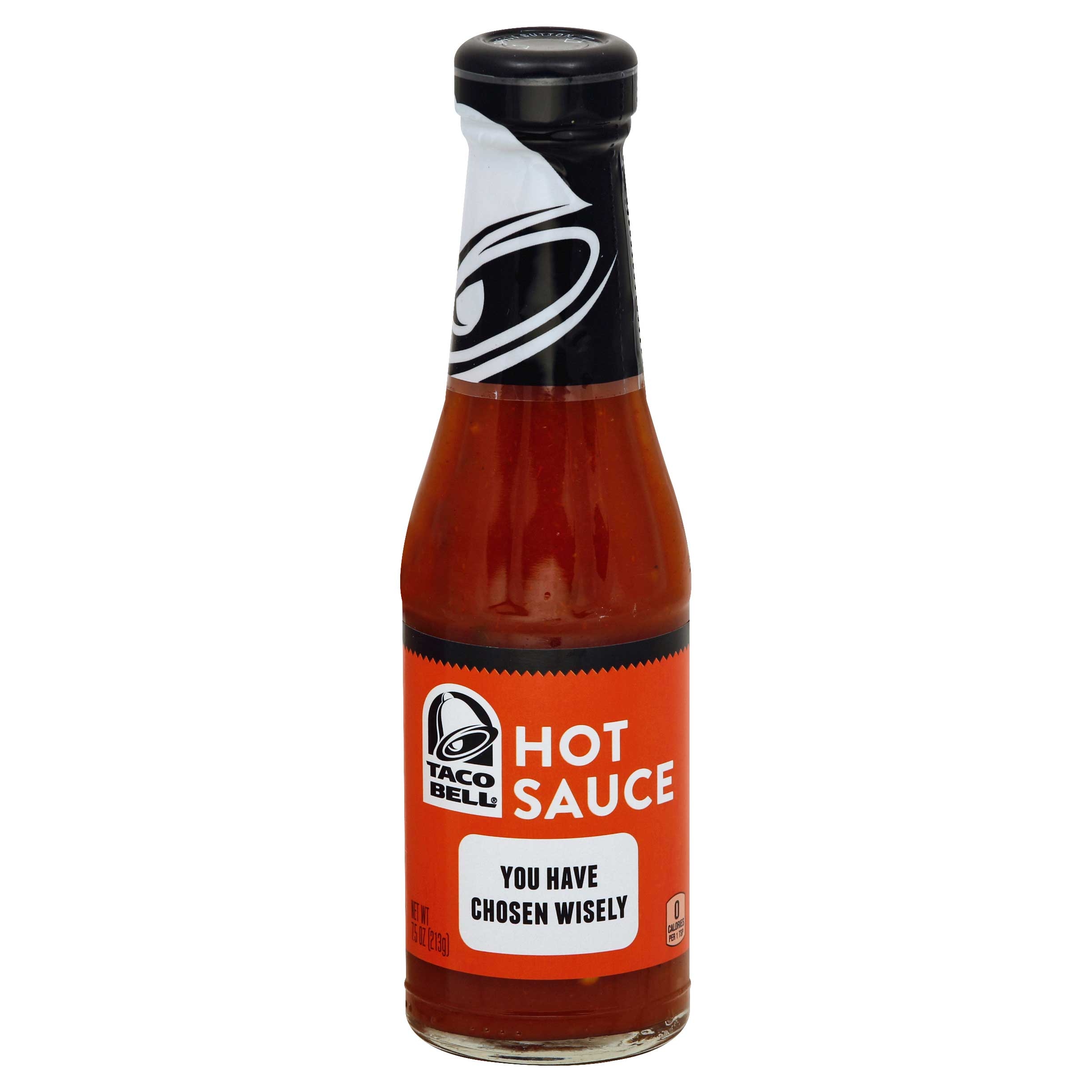 Taco Bell Hot Taco Sauce, 7.5 Ounce -- 12 per case.