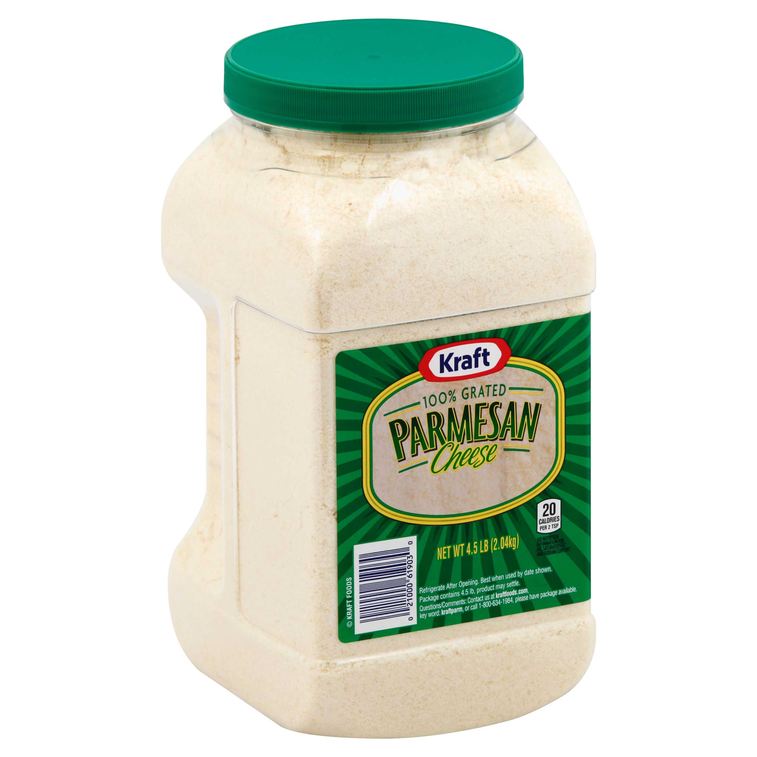Kraft Grated Parmesan Cheese, 4.5 Pound -- 4 per case.