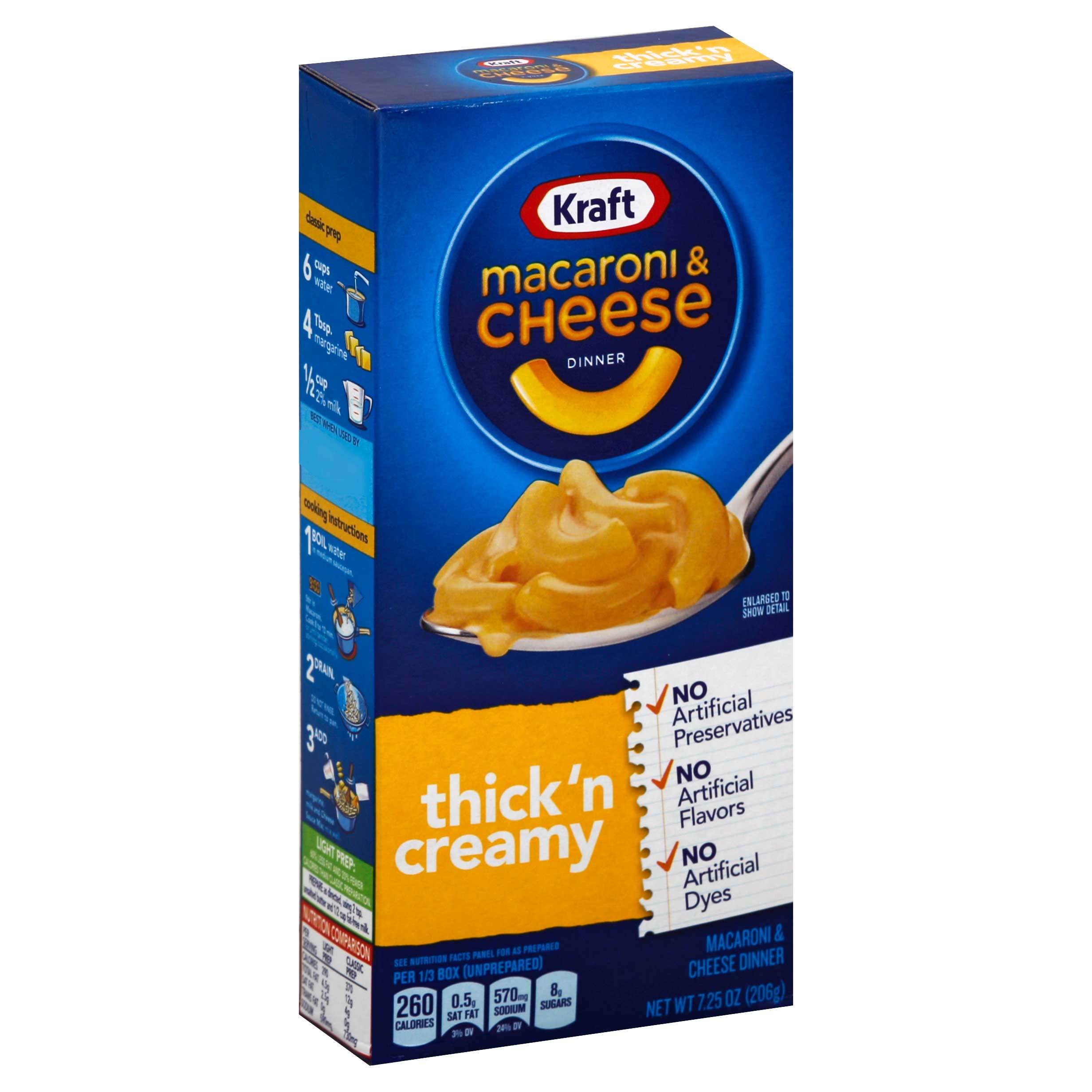 Macaroni & Cheese Entree Premium Thick & Creamy, 7.25 Ounce -- 24 Case
