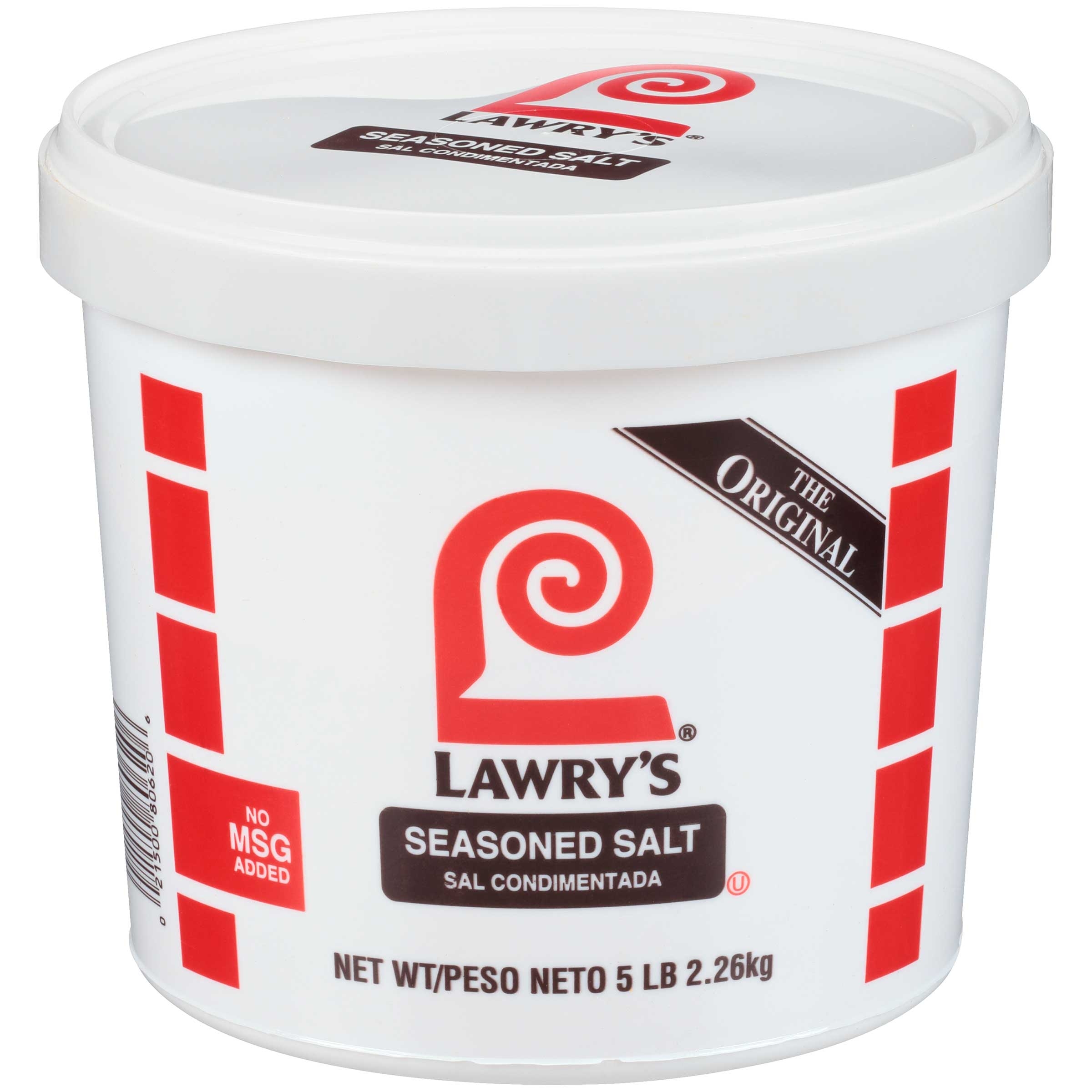 Lawry`s Seasoned Salt, 5 lb. tub -- 4 per case