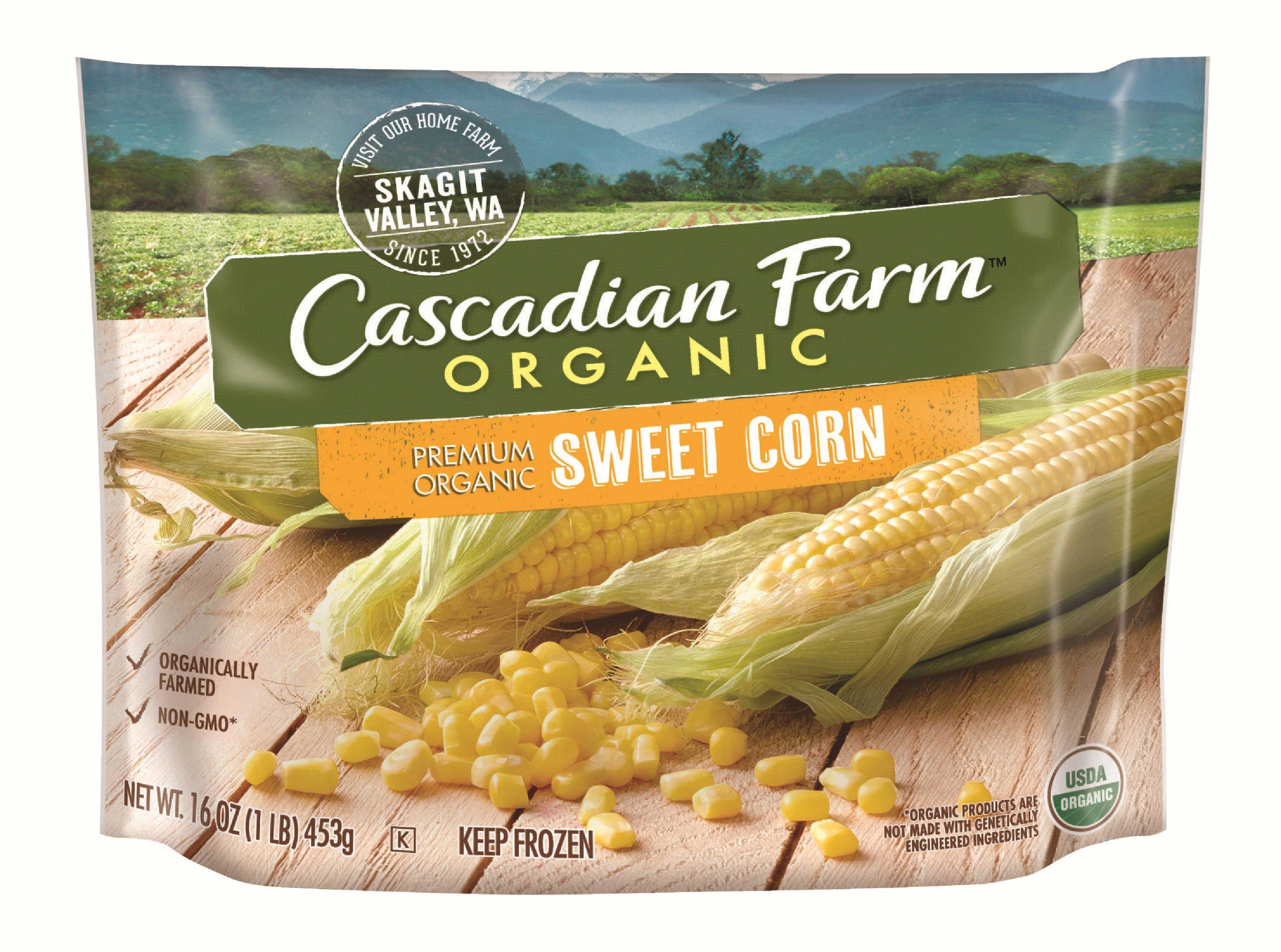 Cascadian Farm Organic Sweet Corn, 16 Ounce -- 12 per case.