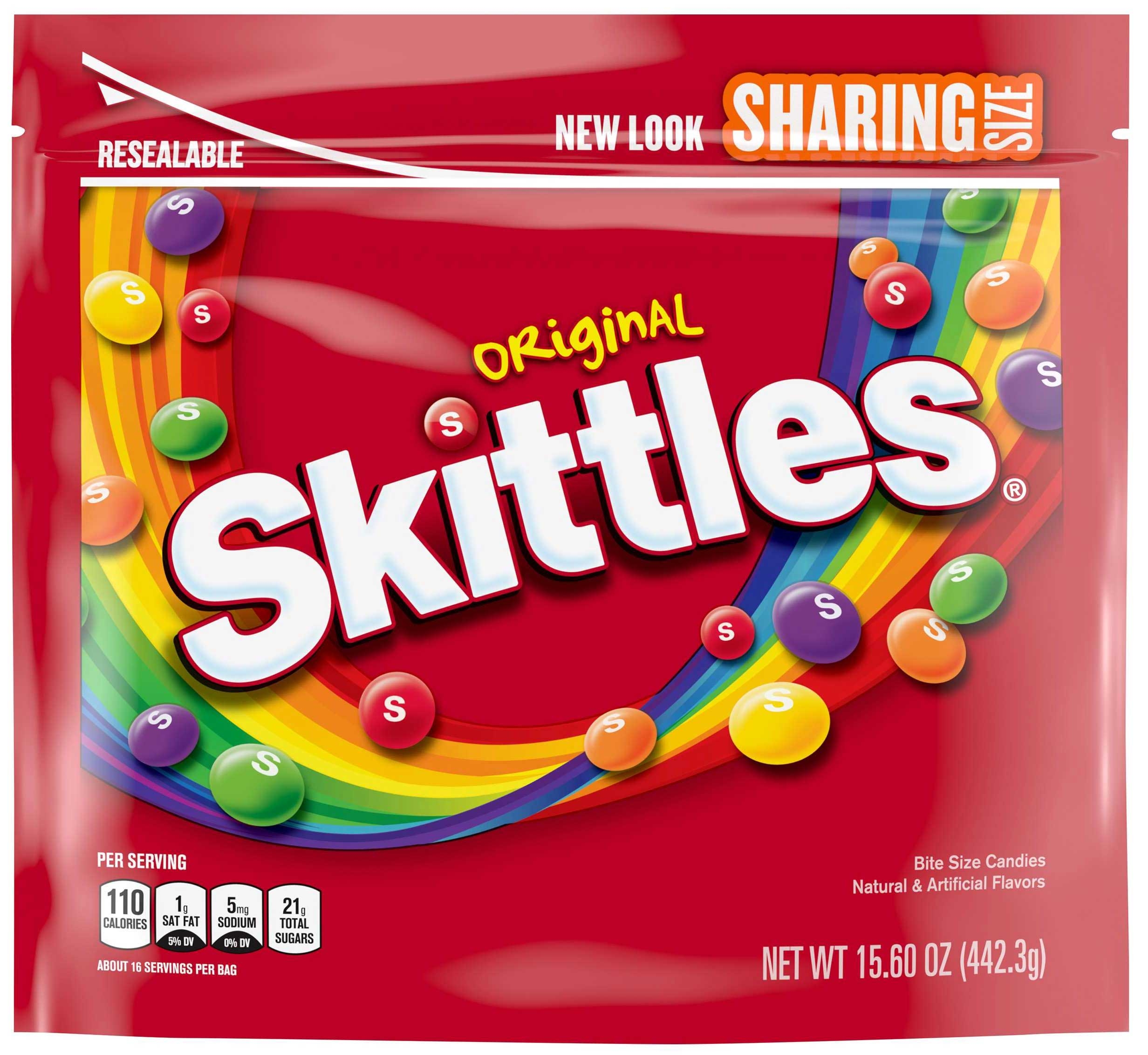 Skittles Original Bite Size Candy, 15.6 Ounce -- 6 per case