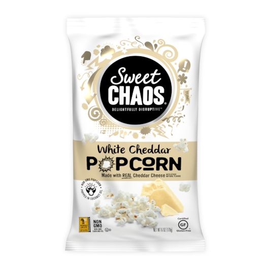 Sweet Chaos White Cheddar Popcorn, 6 Ounce -- 12 per case
