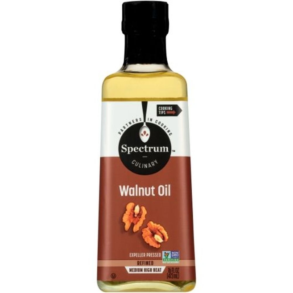 Spectrum Culinary Refined Walnut Oil, 16 Fluid Ounce -- 12 per case