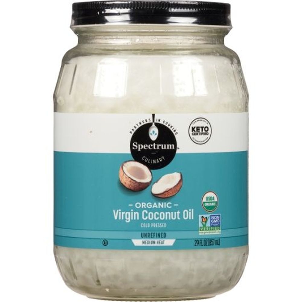 Spectrum Culinary Organic Virgin Coconut Oil, 29 Fluid Ounce -- 6 per case