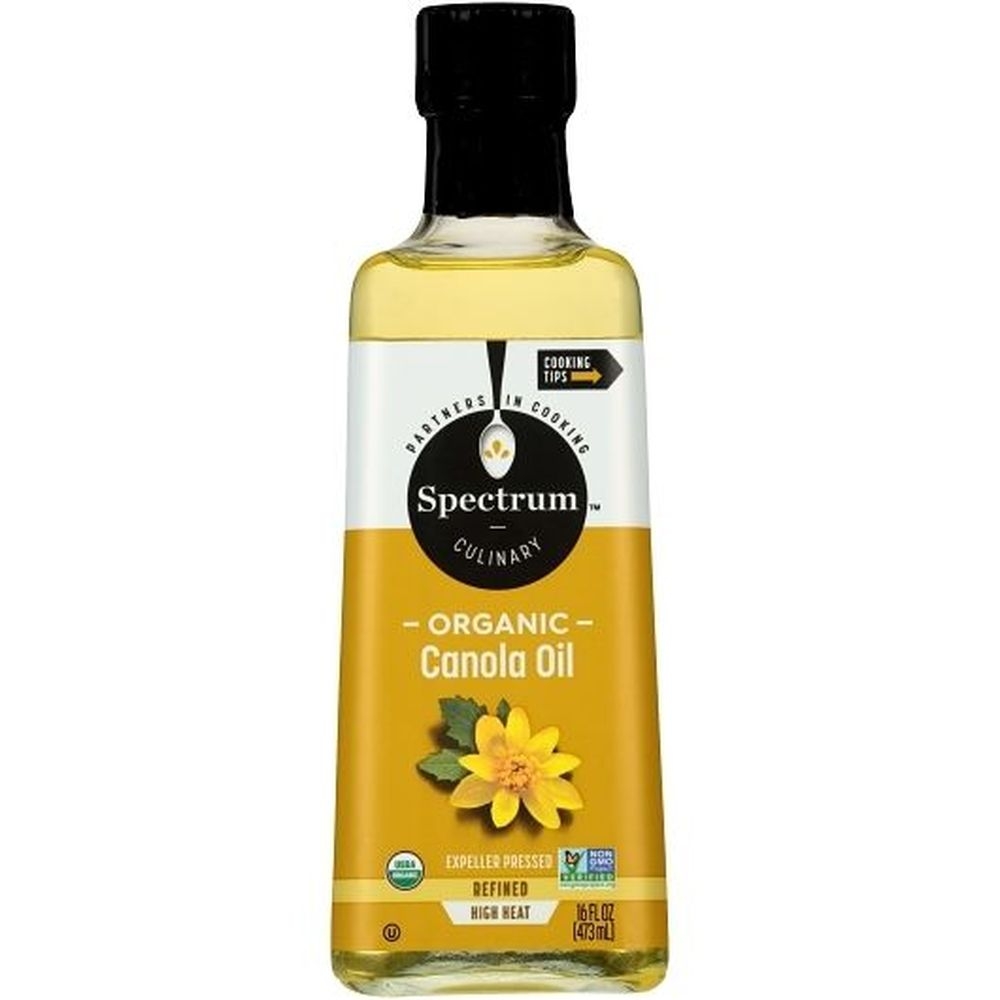 Spectrum Naturals Organic Refined Canola Oil, 16 Fluid Ounce -- 12 per case