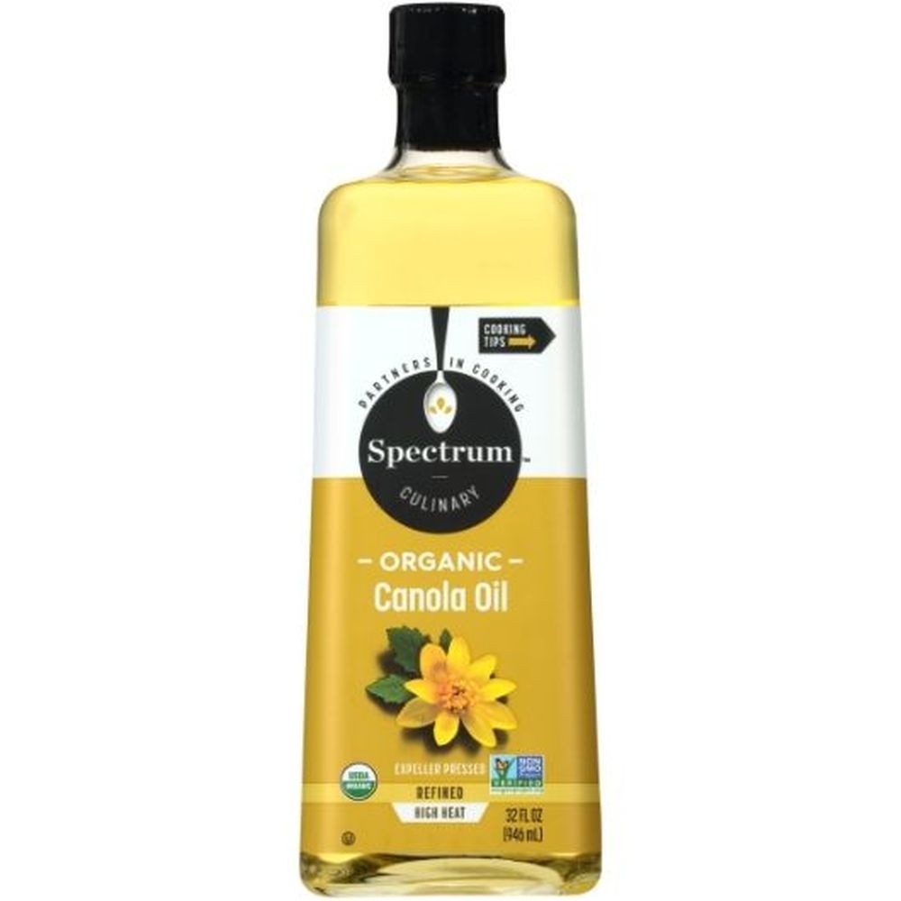 Spectrum Naturals Organic Refined Canola Oli, 32 Ounce -- 12 per case