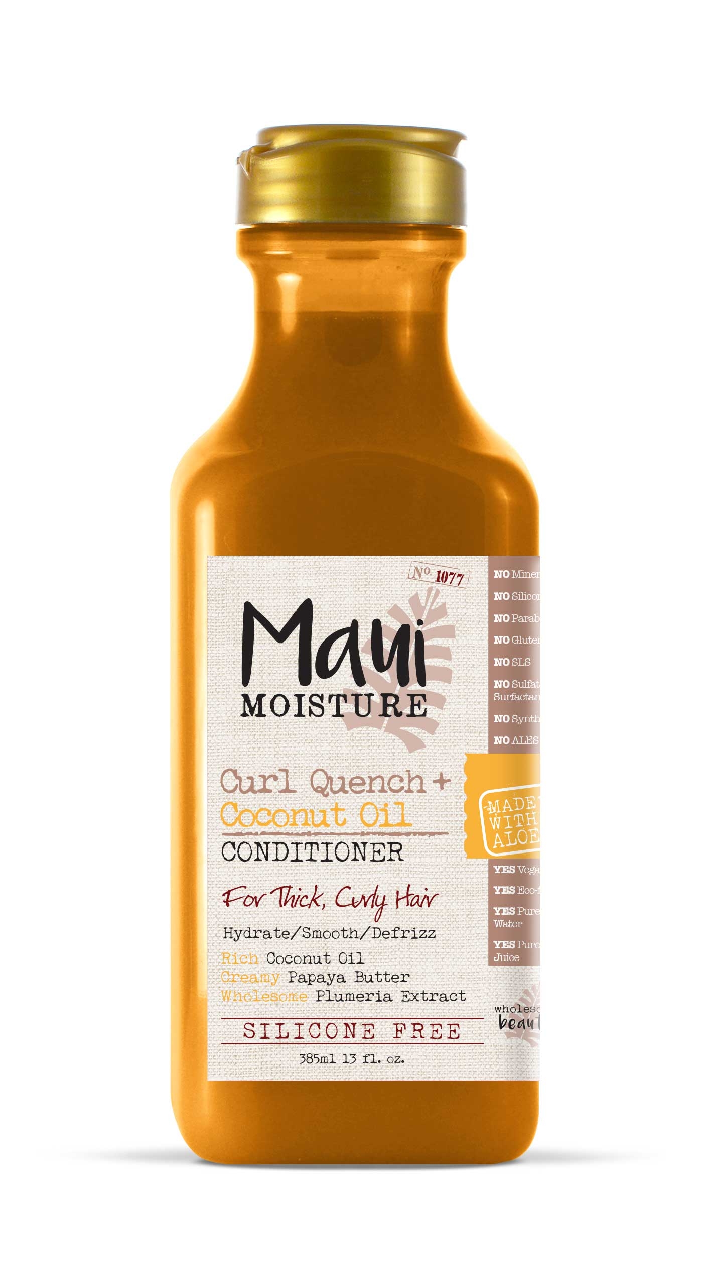 Maui Moisture Curl Quench Plus Coconut Conditioner, 385 Milliliter -- 4 per case.