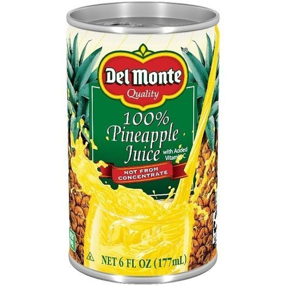 Del Monte Pineapple Juice, 6 Ounce -- 48 per case