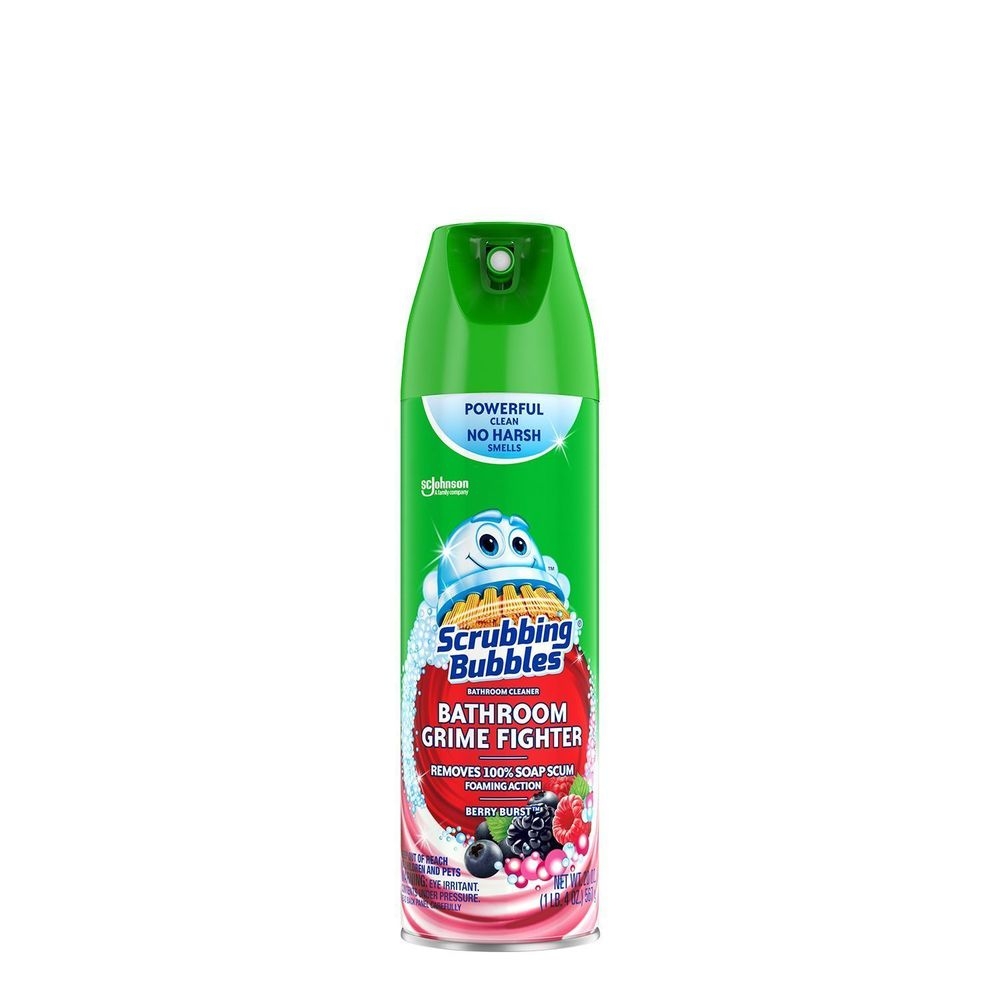 Scrubbing Bubbles Berry Flavor Bathroom Fighter, 20 Ounce Aerosol -- 12 per case