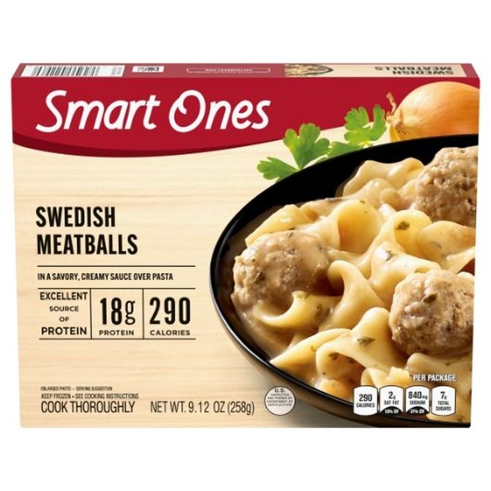 Smart Ones Pasta with Swedish Meatballs, 9.12 Ounce -- 12 per case 