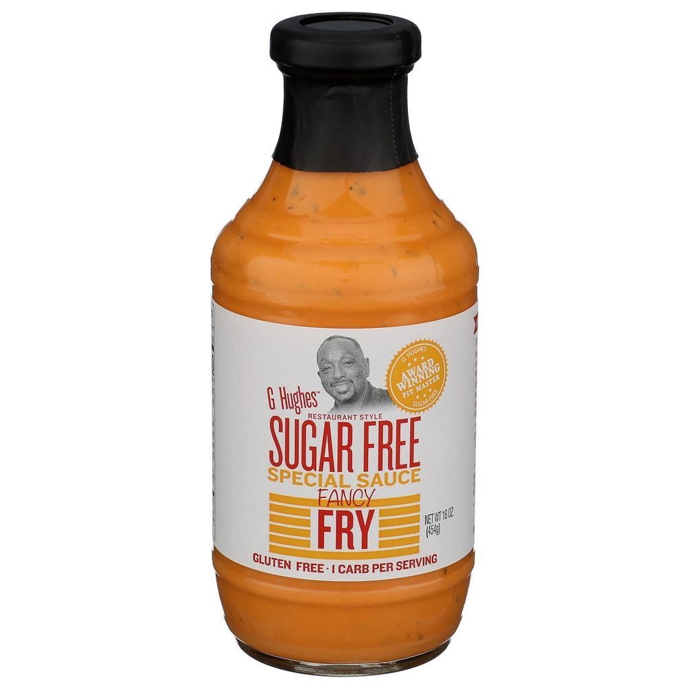 G Hughes Sugar Free Fancy Fry Special Sauce, 16 Ounce -- 6 per case