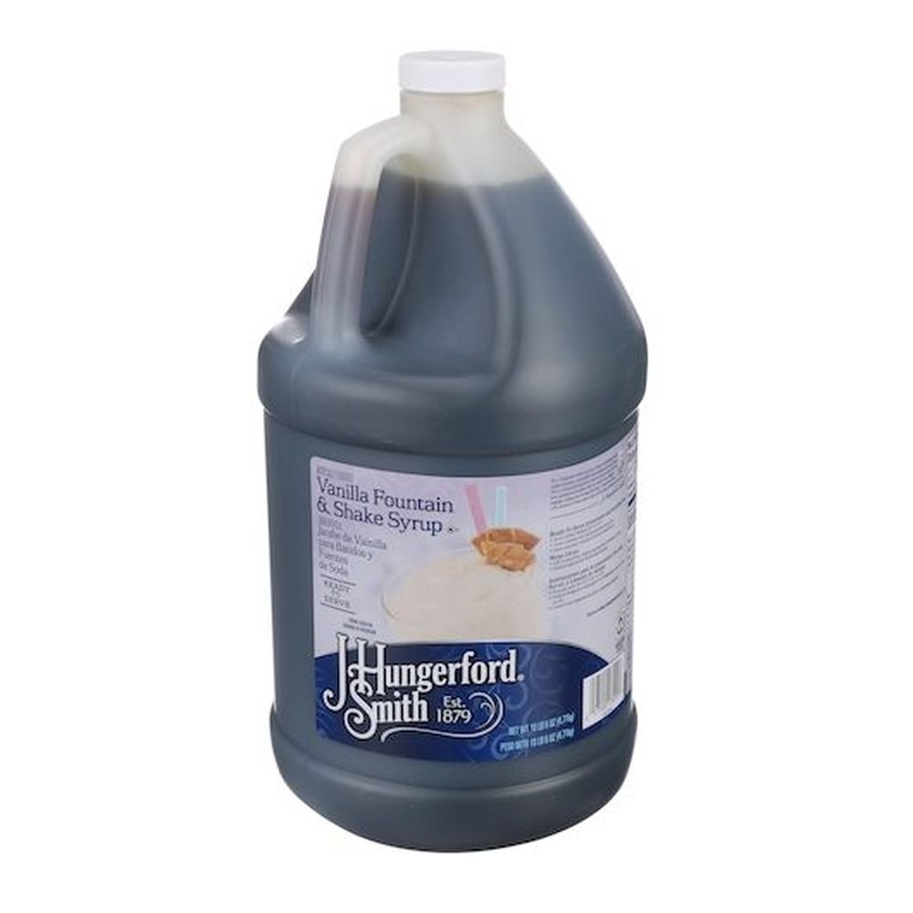 Jhs Vanilla Fountain and Shake Syrup, 1 Gallon -- 4 per case