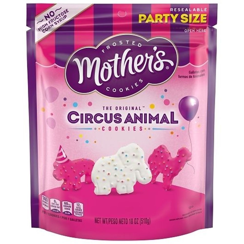 Mt-Circus Animals Mothers Original Circus Animal Cookies, 18 Ounce - 4 per case