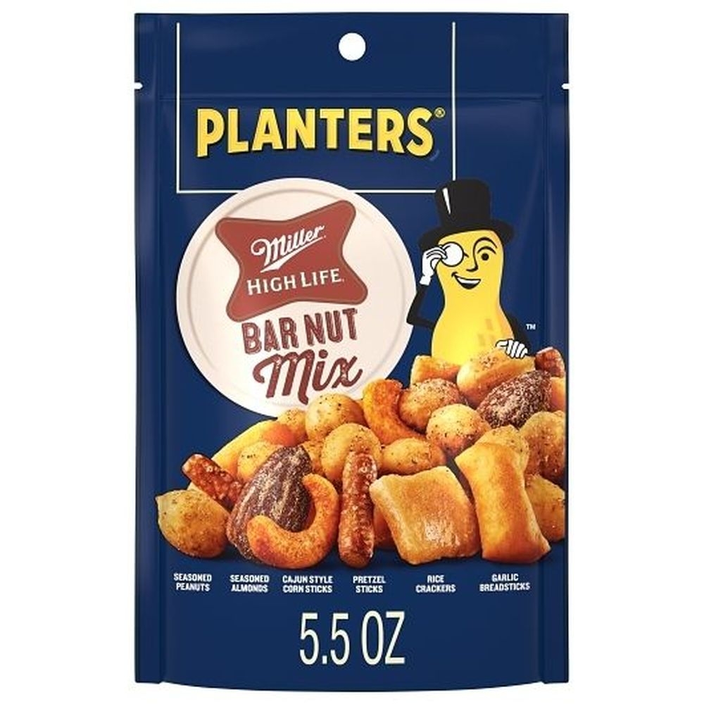 Planters Miller High Life Bar Nut Mix, 5.5 Ounce -- 12 per case
