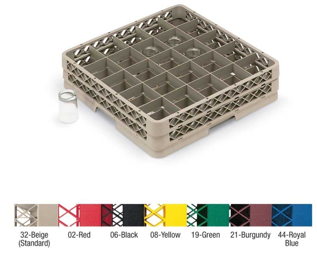 Vollrath Low Profile Base Rack with 4 Extenders -- 2 per case