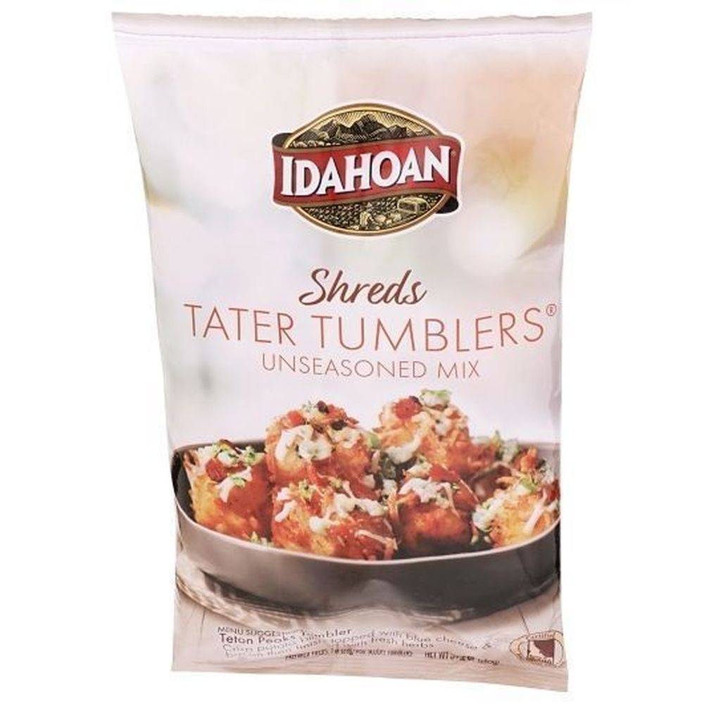 Idahoan Shreds Tater Tumblers Unseasoned Mix, 31.2 Ounce -- 4 per case