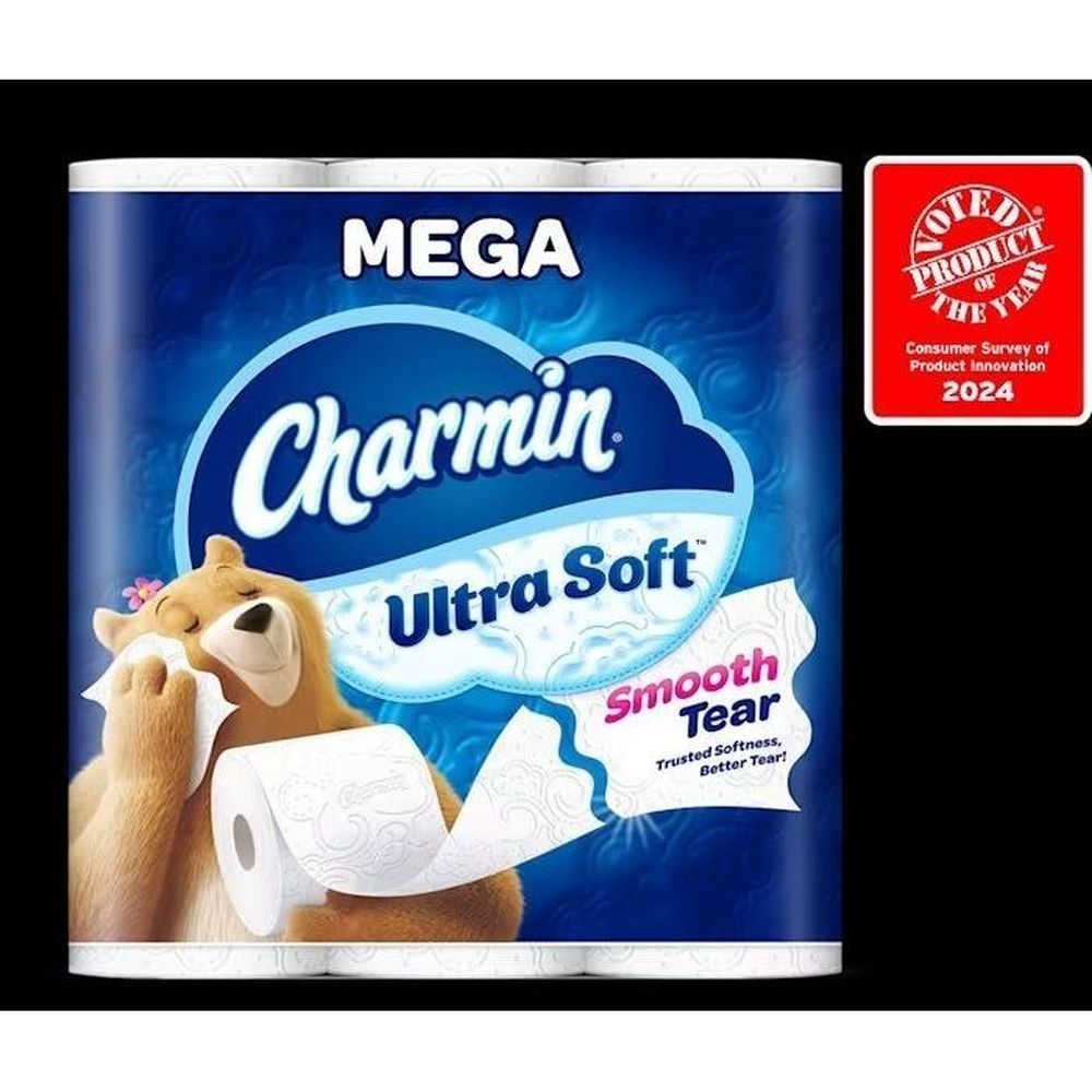 Charmin Ultra Soft Dry Unscented Toilet Tissue, 97.5 Square Foot -- 8 per case