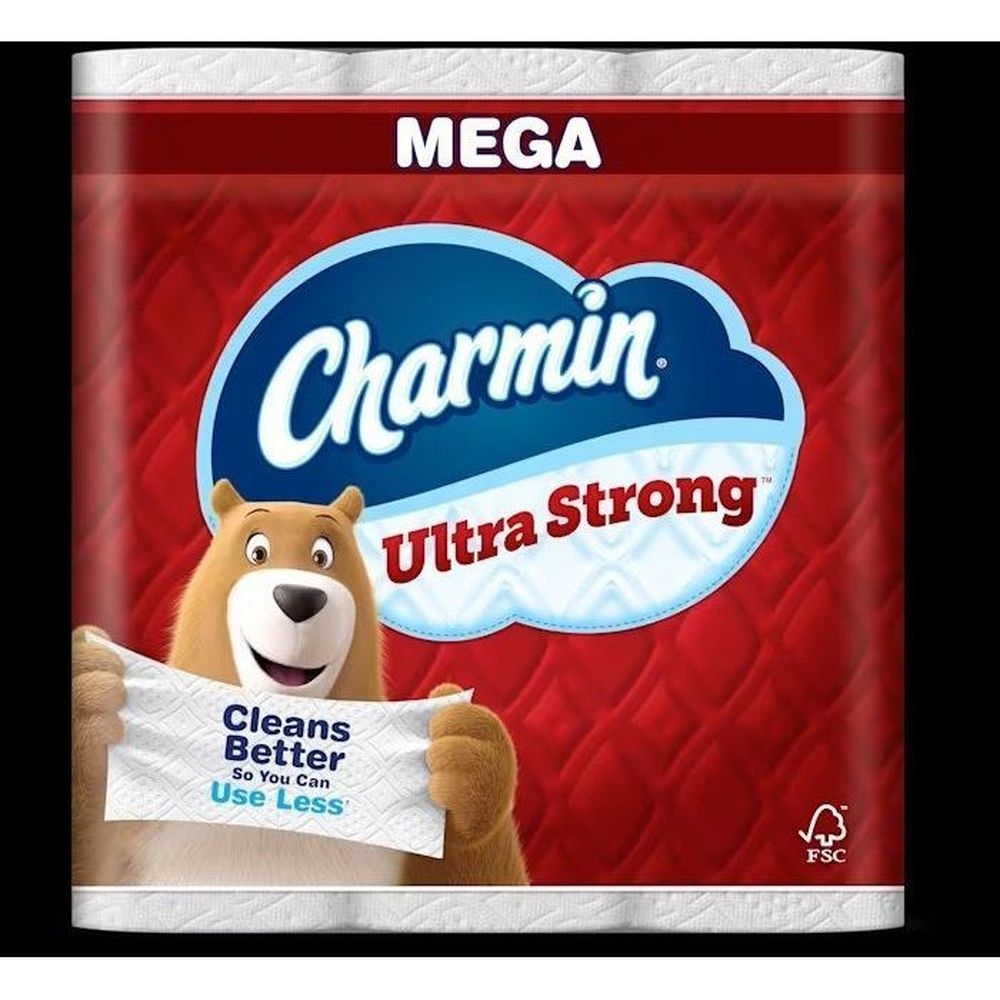 Charmin Ultra Strong Unscented 2 Ply Toilet Tissue, 95.8 Square Foot -- 8 per case