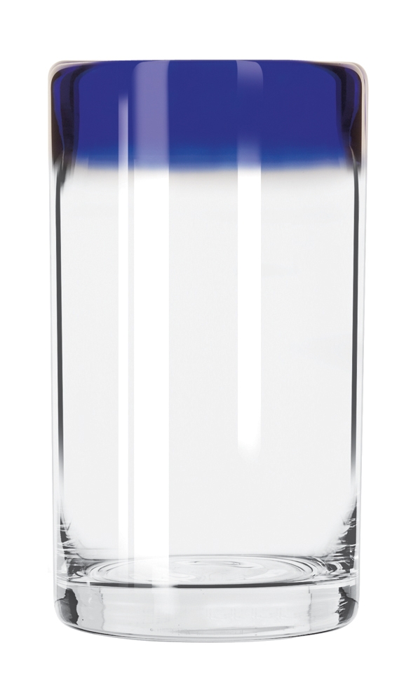 Libbey 92303 Aruba Blue Cooler Glass, 16 Ounce -- 12 per case.