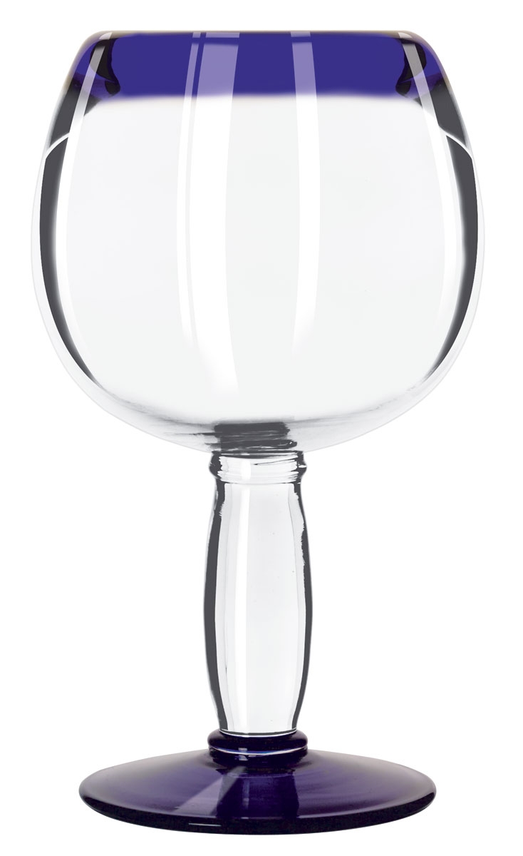 Libbey 92314 Aruba Blue Round Cocktail Glass, 21 Ounce -- 12 per case.