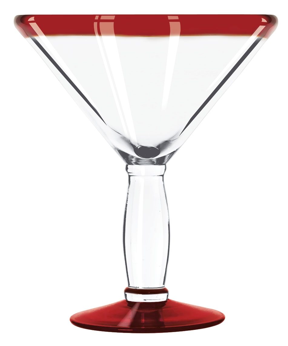 Libbey 92306R Aruba Red Cocktail Glass, 15 Ounce -- 12 per case.