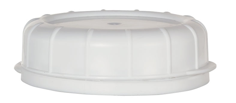 Libbey 92162 White Plastic Lid for Milk Bottle Number 92129 -- 24 per case.