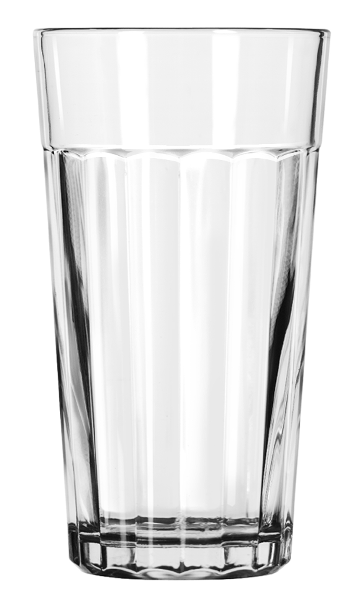 Libbey 15642 Glass Cooler Duratuff Paneled, 16.75 Ounce -- 36 per case