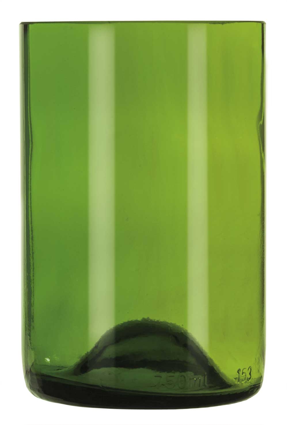 Libbey 97287 Double Old Fashioned Green Wine Bottle Tumbler, 12 Ounce -- 12 per case