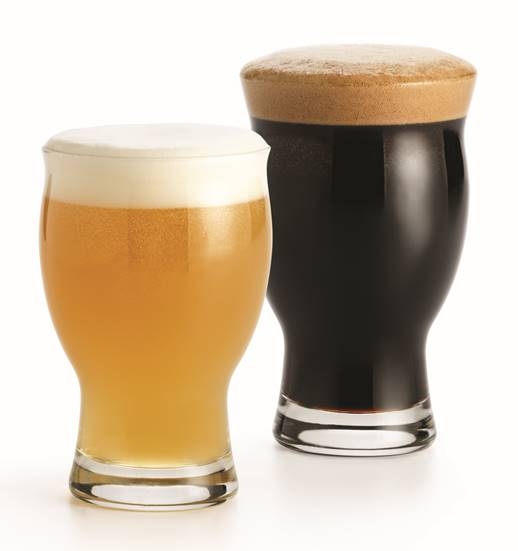 Libbey 1009 Stacking Craft Beer Glass, 16.75 Ounce -- 12 per case.