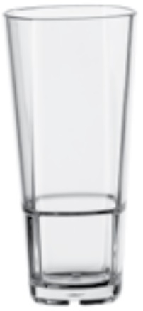 Libbey 92444 Infinium Torque Plastic Cooler Glass, 16 Ounce -- 12 per case