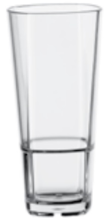 Libbey 92443 Infinium Torque Plastic Beverage Glass, 12 Ounce -- 12 per case