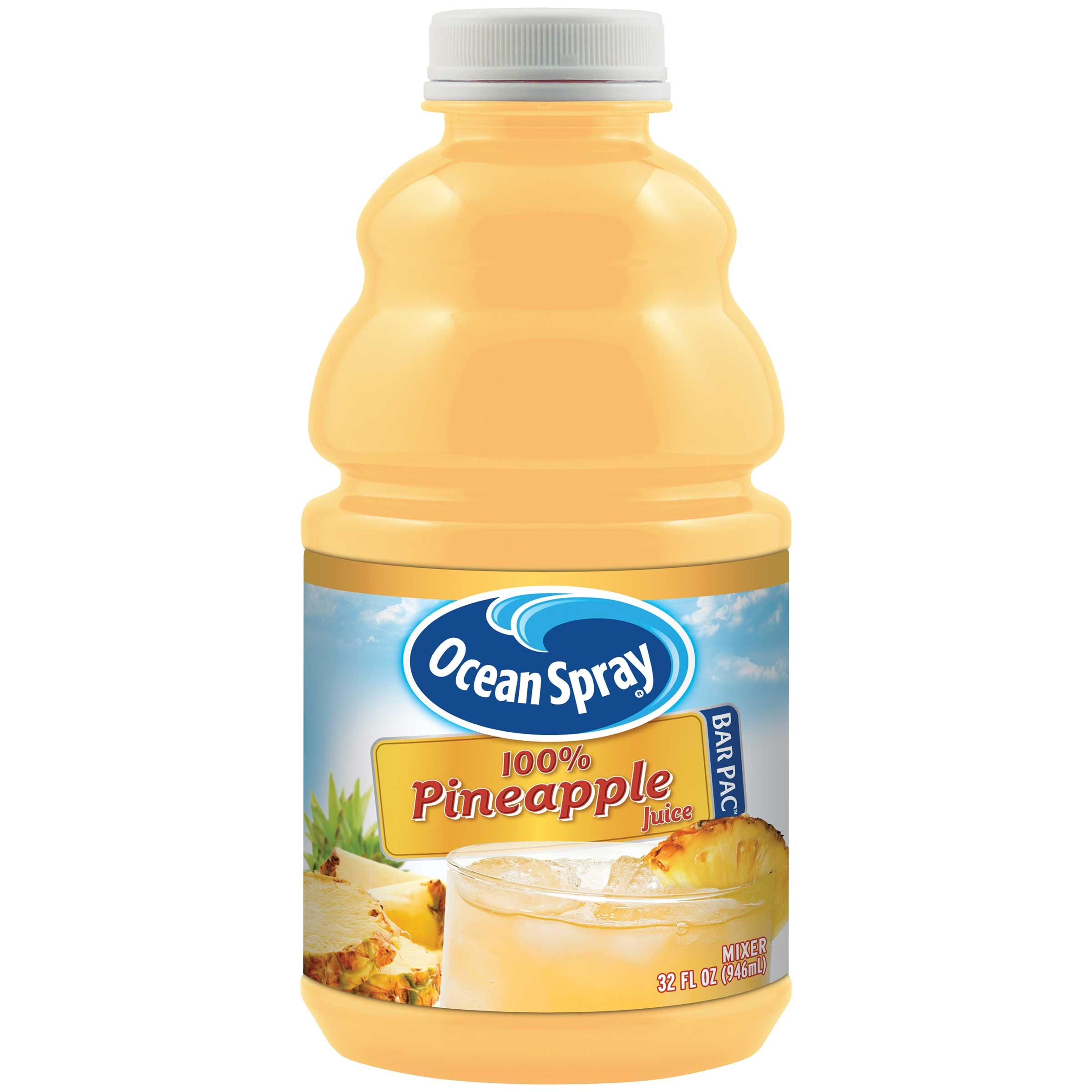 Ocean Spray Pineapple Juice 100 Percent , 32 Ounce -- 12 Case