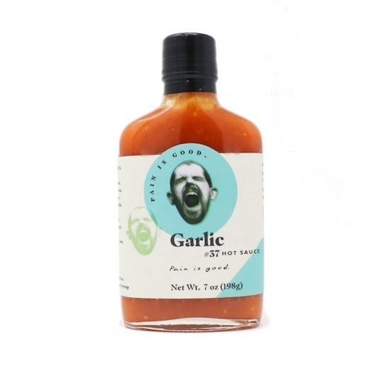 Spicin Foods Batch Number 37 Garlic Style Hot Sauce, 42 Ounce Bottle