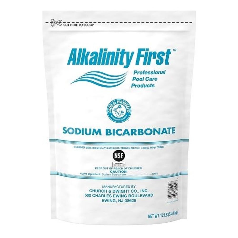 Arm and Hammer Alkalinity First Sodium Bicarbonate, 12 Pound -- 4 per case